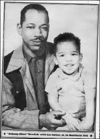 His dad's out of the military