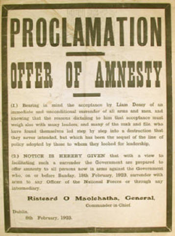 Amnesty Proclamation