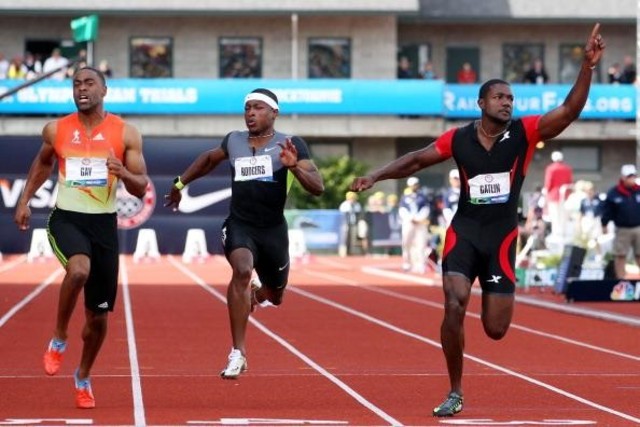 Beggining of the 400 metres