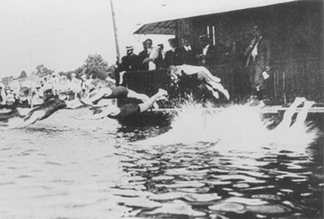 olympic swimming in 1