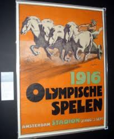Olympics is not held for the first time due to World War I