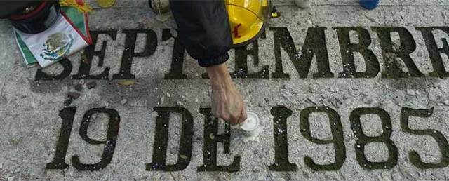 Movimiento,consecuencia del terremoto de 1985.