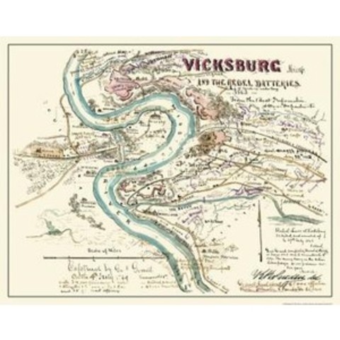 Grant completely surrounds Vicksburg