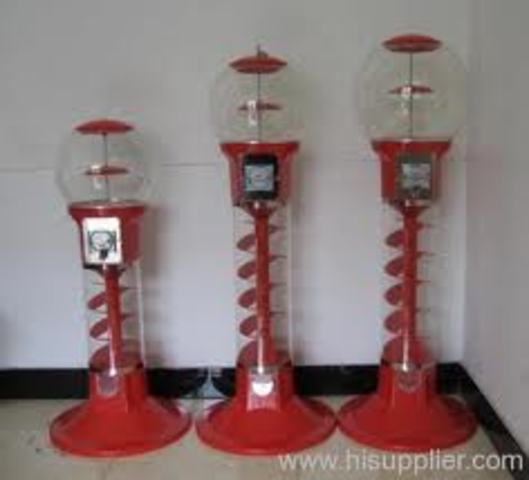 the birth of the Spiral  gum ball machine