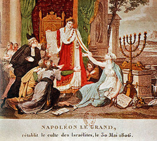 Napolean gathers the Grand Sanhedrin