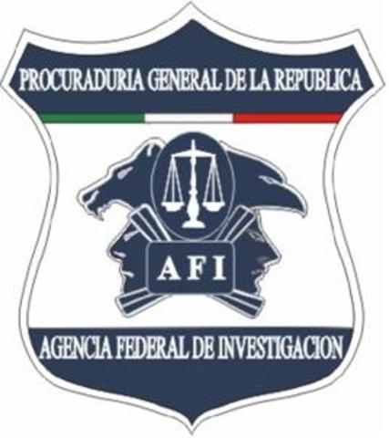 Vicente Fox crea la AFI (Agencia Federal de la Investigación).