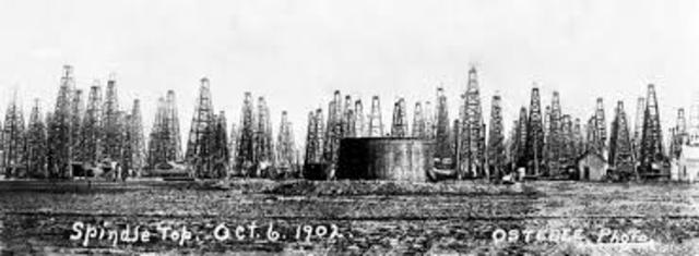 Spindletop Oil Strike