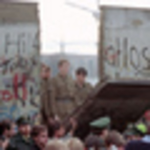 Berlin Wall is torn down