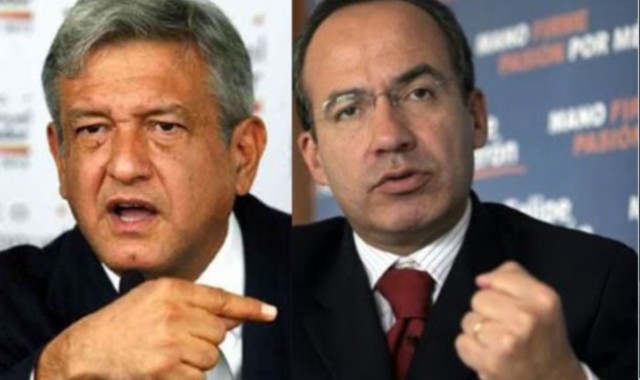 Lopez Obrador acusa a Calderon de trafico de influencias.