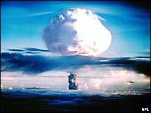 Explosion of the First Hydrogen Bomb
