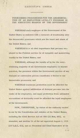 Executive Order 9835