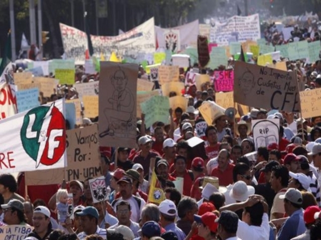 Desaparición de Luz y Fuerza del Centro