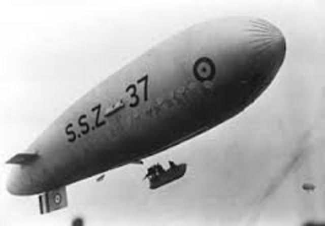 Count Ferndinand Von Zeppelin. The blimp took on its first voyage on may 3rd across the Atlantic and landed in Lakehurst, New Jersey.