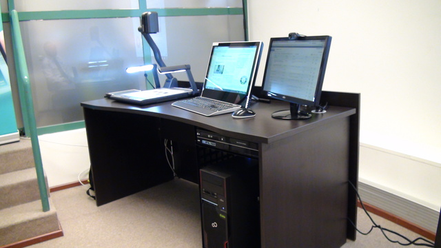 Konnevesi seminar, iClass Solution table used to save lectures