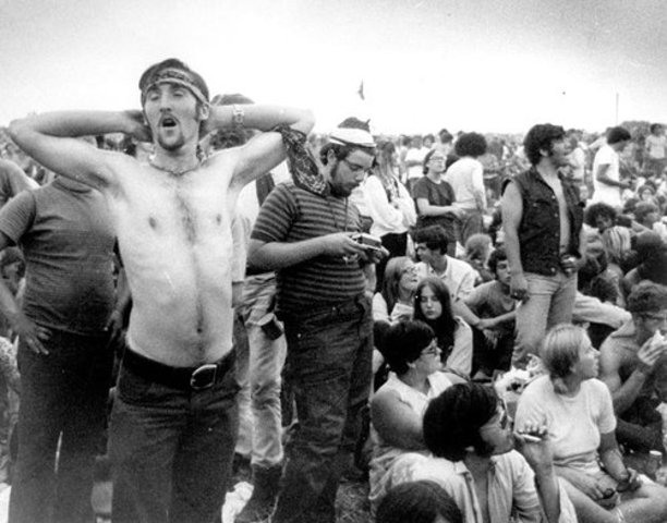 Rock and Roll Concert at Woodstock