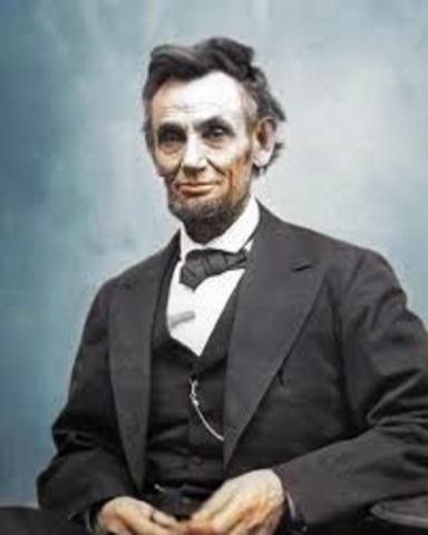 Abraham Lincoln elected president