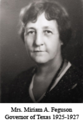 First Woman Governer of Texas