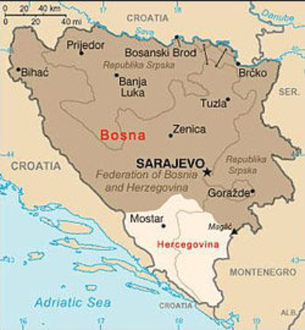 US officially backs peace plan in Bosnia