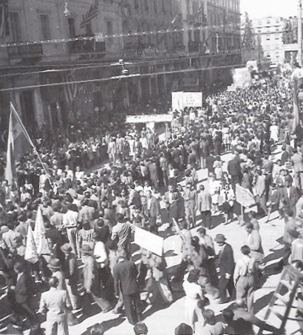 Liberataion of Athens by the Allies.