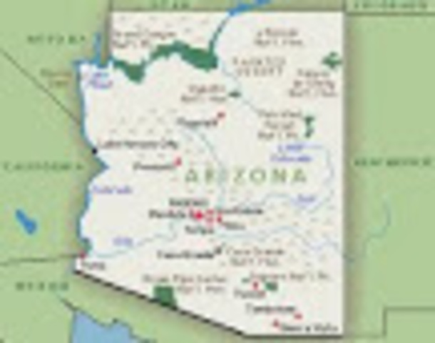 Phoenix becomes the capital of Arizona