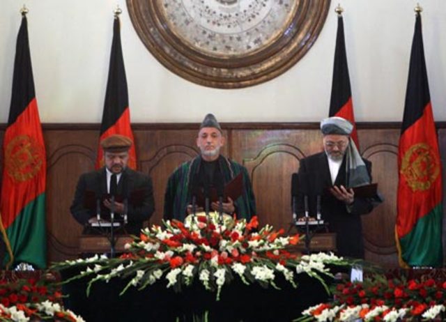 Hamid Karzai Sworn In