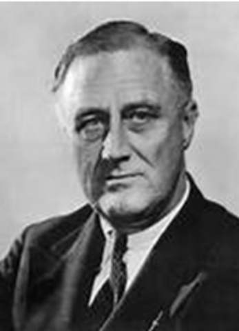 Roosevelt first elected president