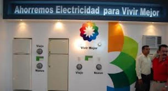 Programa de sustitución de equipos electrodomésticos.