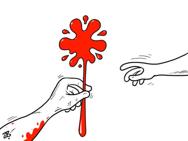 Syrian victims become a symbol