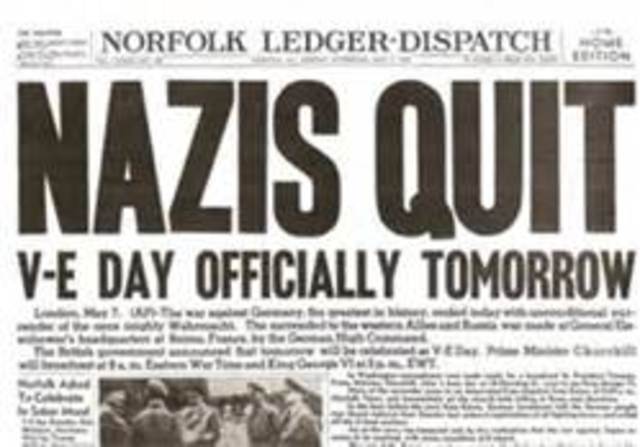 Allied Forces Advance on Berlin, Germany Surrenders