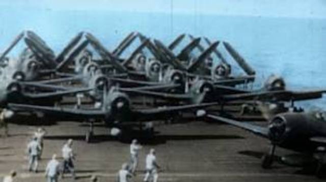 British and American Froce Cross Rhine/Battle of Okinawa