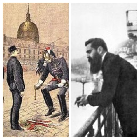 Dreyfus Affair inspires Theodore Hertzl