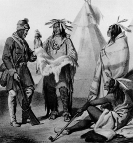 le commerce des fourrures pour angleterre