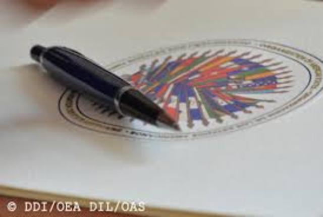 Firman de acuerdo con OEA