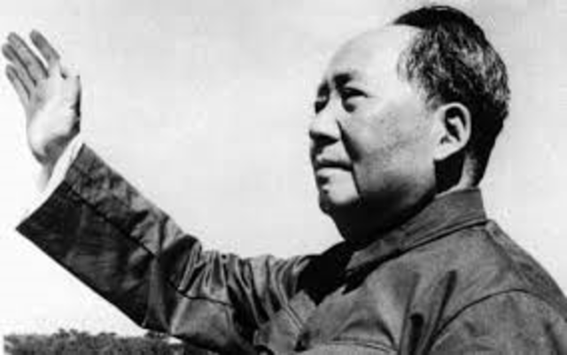 Mao dies as well as the Cultural Revolution