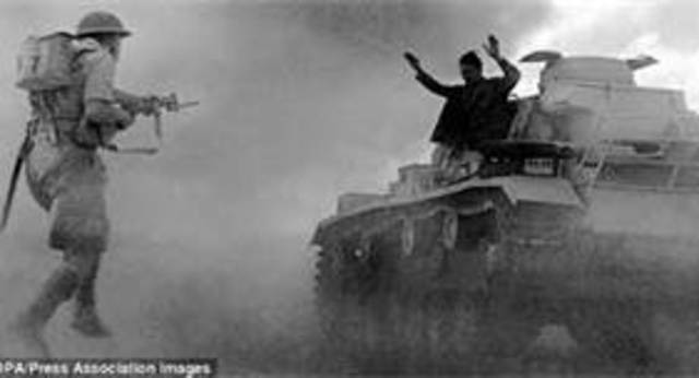 British forces stop the German advance at El Alamein