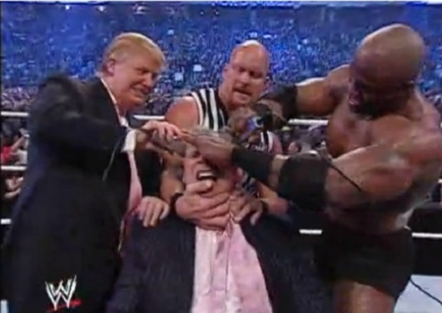 Wrestlemania 23: Hair v. Hair Billionaires Match: Vince McMahon v. Donald Trump