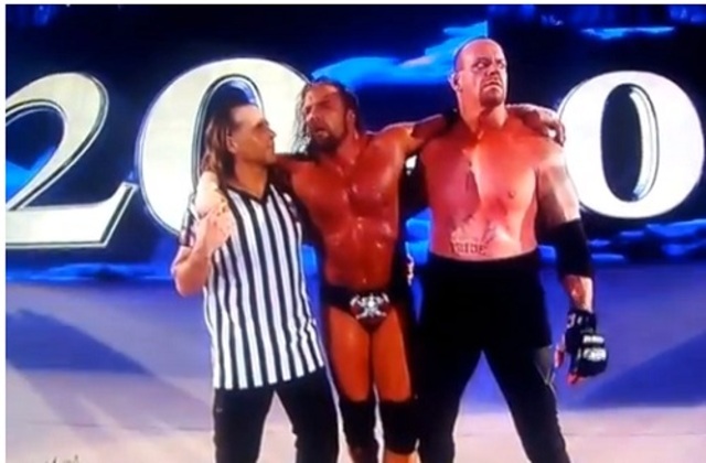 Wrestlemania 28: The Undertaker v. Triple H with guest referee, Shawn Michaels