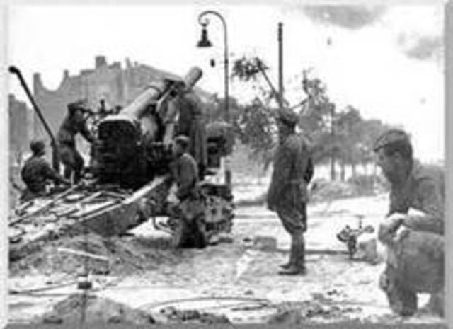 Allied forces advance on Berlin, Germany surrenders