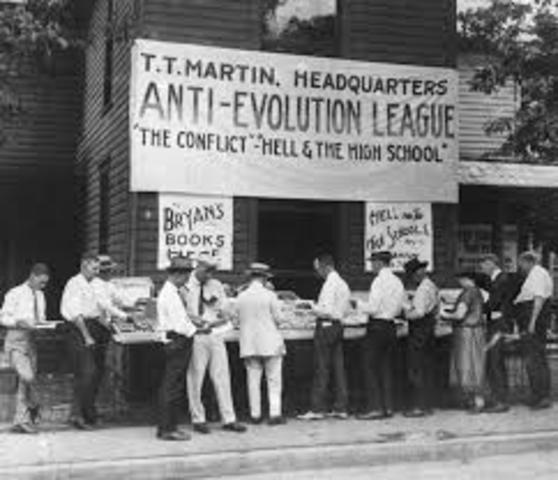 First Anti-Evolution Bills