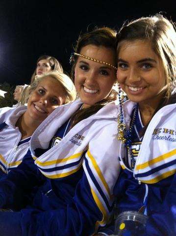 cheered at my first Varisty football game
