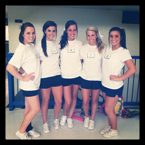 Last time trying out for Etowah cheerleading, and I made it!
