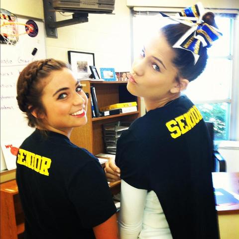 Senior year varsity cheerleading & competition