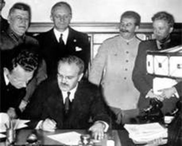 Germany and Soviet Union have a nonagression pact