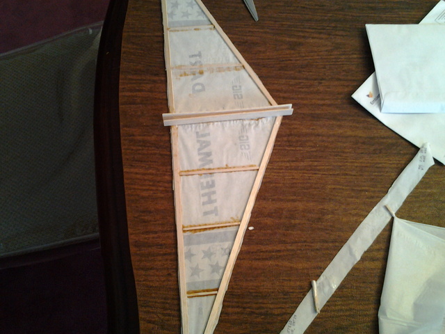 Airplane wing is complete