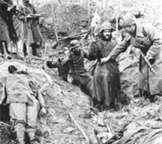 German forces surrender at Stalingrad