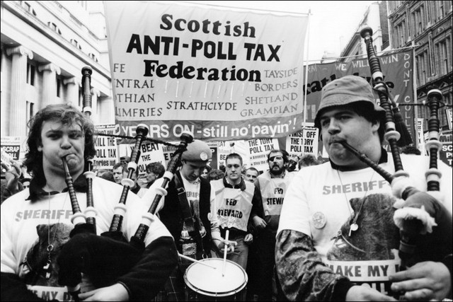 Poll Tax is introduced in Scotland
