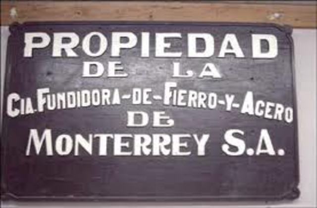 estado de quiebra para Monterrey S,A,