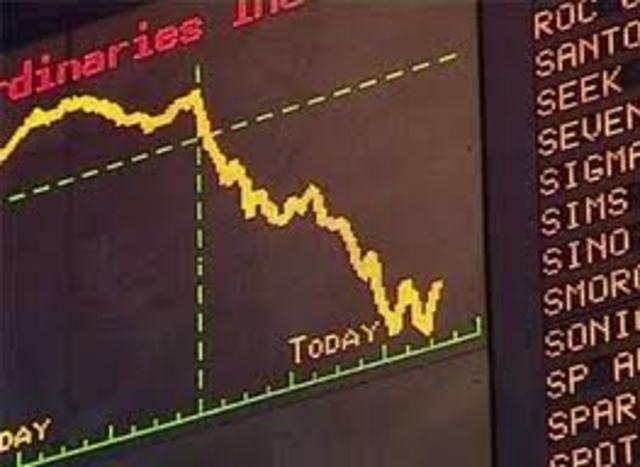 se desplomo la bolsa de valores