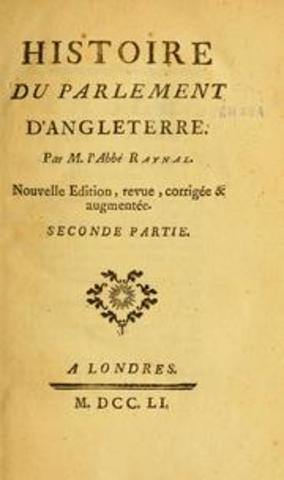 Première édition de "l'Histoire du Parlement d'Angleterre"