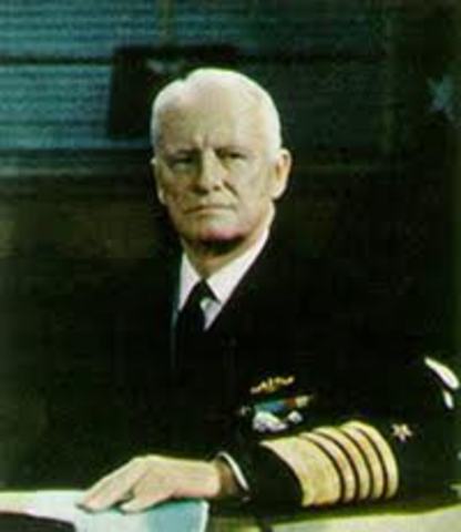 Admiral Chester Nimitz- Commander in Chief of the U.S. Pacific Theater